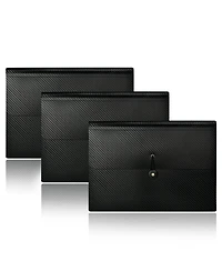 Danrong Expanding File Folders 13 Pockets Organizer Accordion Holder Elastic Buckles Closure A4 Paper Document Home School Office