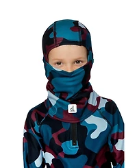 Deux par Deux Toddler Boy 2-4 Brushed Jersey Balaclava Camouflage Print