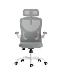 Flynama Mesh Office Chair with Headrest,Adjustable Lumbar Chair