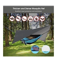 Piscifun Camping Hammock With Mosquito Net Rain Fly Heavy Duty Parachute Nylon Outdoor Gear