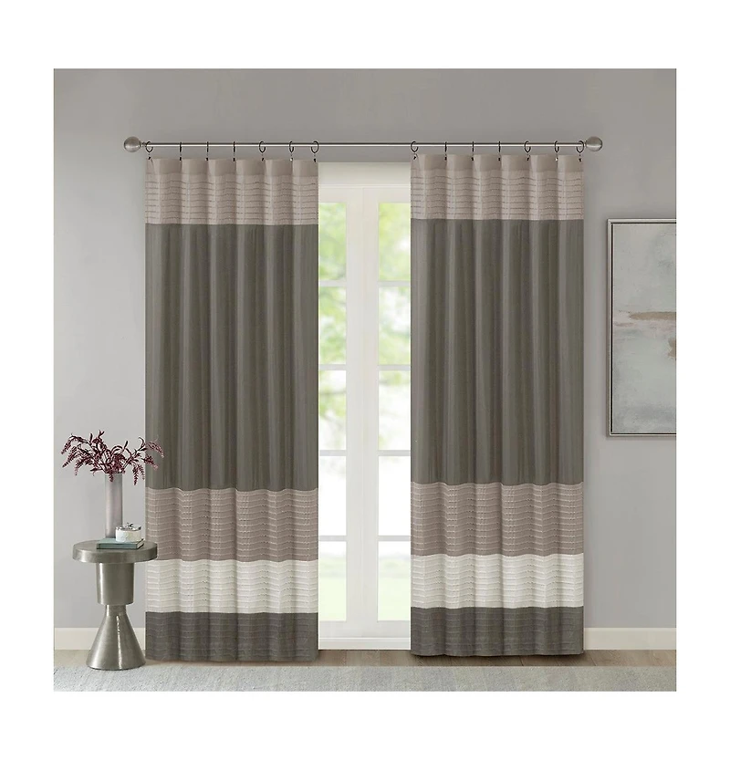 Avobird Pintuck Curtain Panel