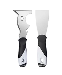 Xdovet Putty Knife Scraper Tool Set Stainless Steel Wood Metal