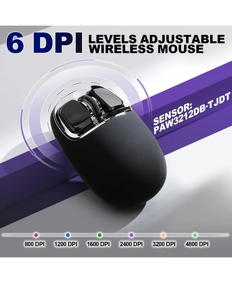 Lisen C1 Wireless Lightweight Mouse for Pc and Laptop