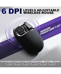 Lisen C1 Wireless Lightweight Mouse for Pc and Laptop
