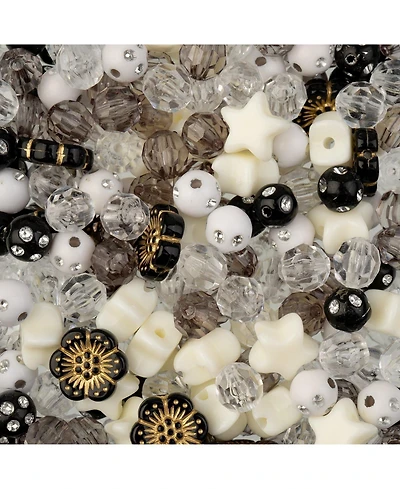 John Bead 8mm Star Mix Plastic Beads, 70g