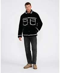 Furniq Uk Men's Ashton Shearling Jacket