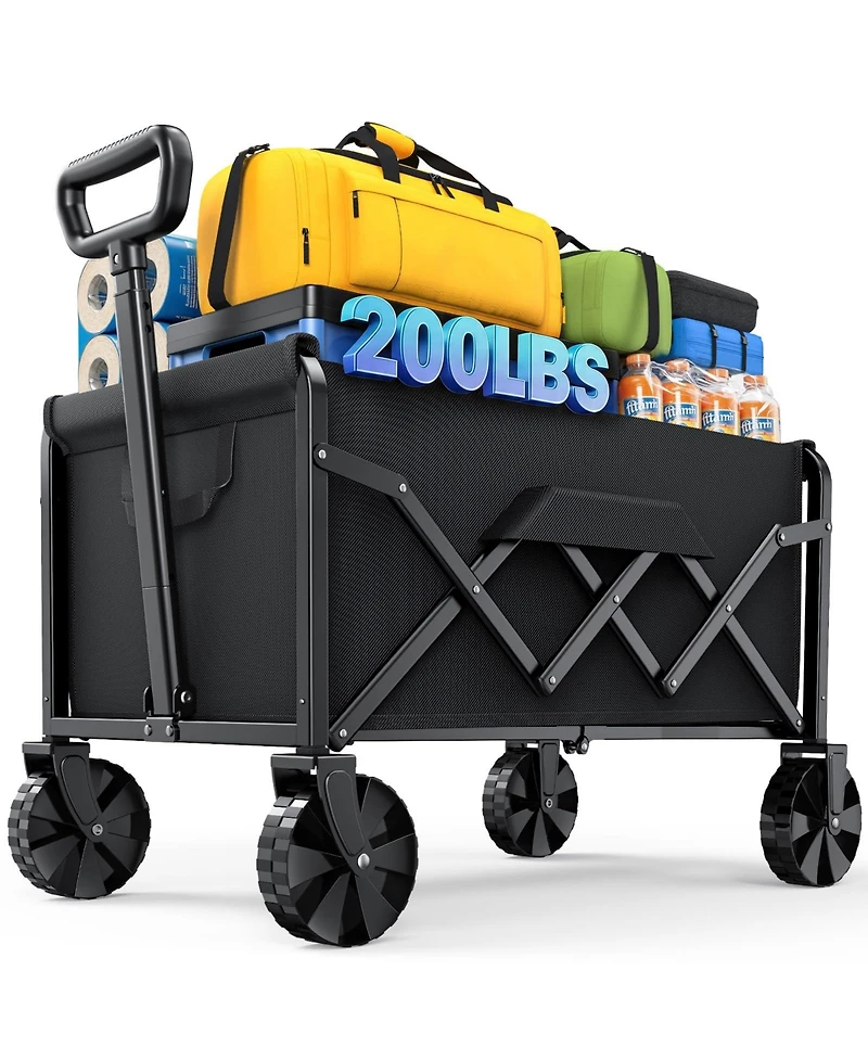 Gnuadz Collapsible Wagon Foldable Dog Cart Utility Shopping camping
