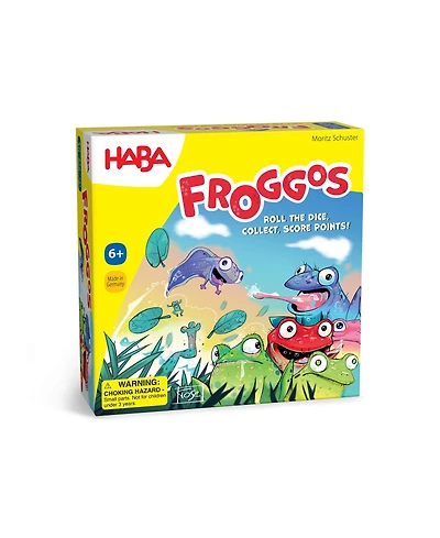 Haba Froggos 100-Piece Dice Game, Ages 6+