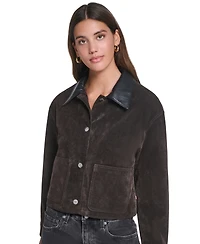 Levi's Women's Laydown Collar Cropped Chore Jacket