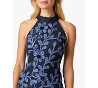 Adrianna Papell Women's Soutache Lace Ball Gown