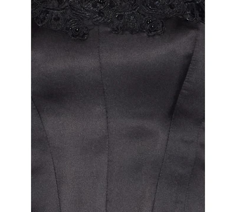 Alex & Sophia Juniors Satin Dress