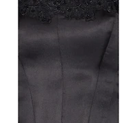 Alex & Sophia Juniors Satin Dress