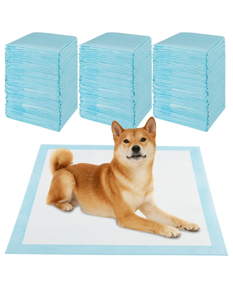 Gymax 30''x 30''(150 Counts) Dog Potty Training Pads Puppy Pads with Quick-Drying