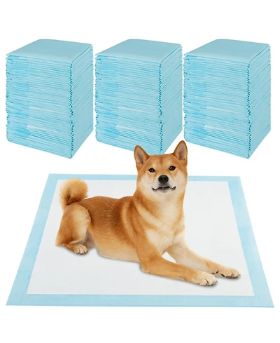 Gymax 30''x 30''(150 Counts) Dog Potty Training Pads Puppy Pads with Quick-Drying
