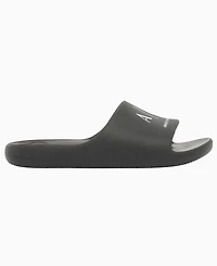 A|X Armani Exchange Men's Corporate Logo Bubble Slide Sandals
