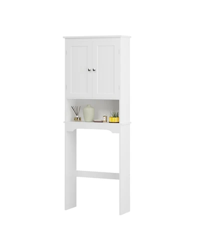 Busdays Over The Toilet Storage Cabinet Bathroom Shelf Organizer Wood Space Saver