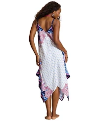 Tommy Bahama Women's Printed V-Neck Swim Cover-Up Dress