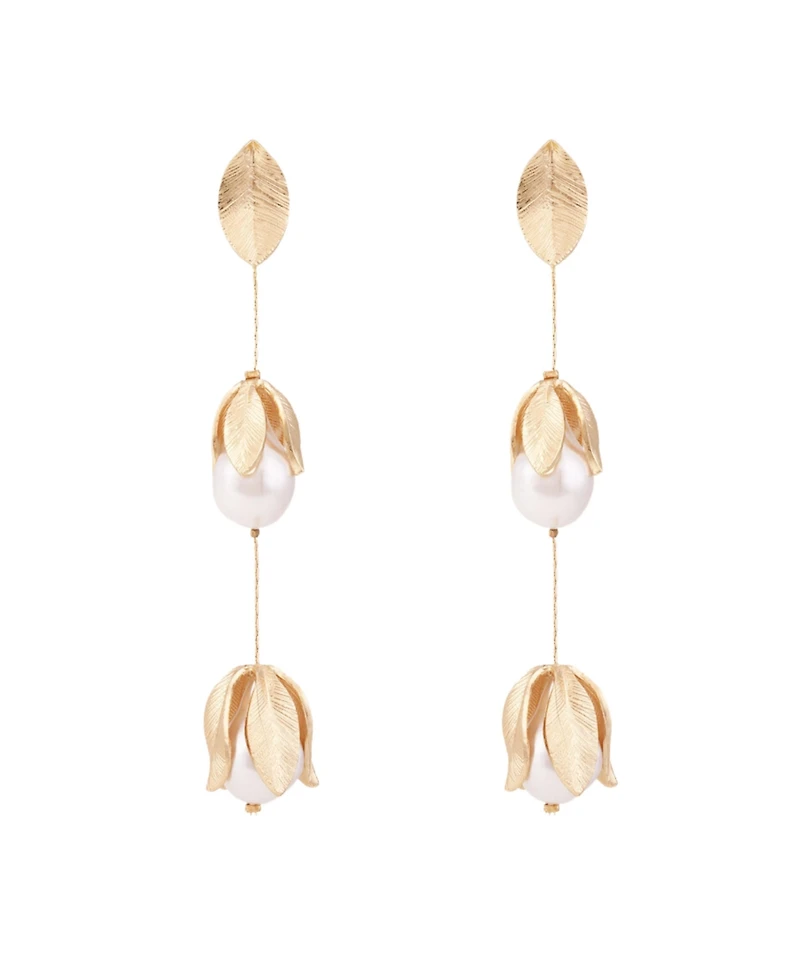 Petit Moments Falcao Earrings Petal Motif Drop-Earrings