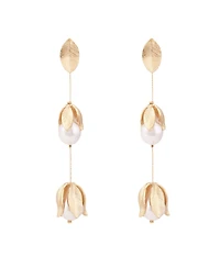 Petit Moments Falcao Earrings Petal Motif Drop-Earrings