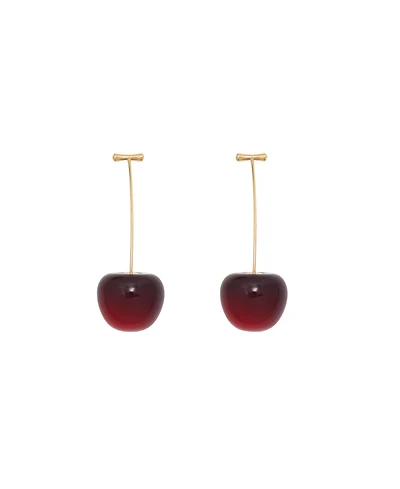 Petit Moments Jardin Earrings Cherry Motif Drop-Earrings