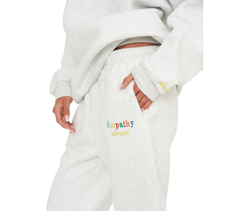 Mayfair Women's Empathy High-Rise Graphic Pull-On Joggers