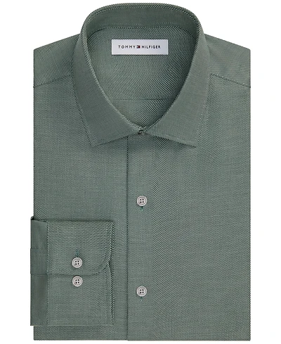 Tommy Hilfiger Men's Th Flex Stretch Slim-Fit Dress Shirt
