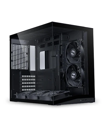 Lian-Li O11D Mini V2 Tempered Glass Pc Case with Fans, Compatible with Atx, M-atx, and Mini-itx Motherboards