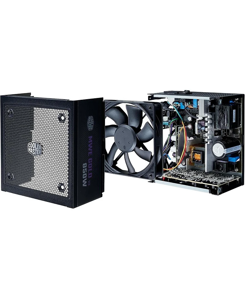 Coolermaster Mwe Gold 850 V3 80+ Gold Fully-Modular 850W Power Supply Compatible with Modern GPUs and Atx 3.1 Systems