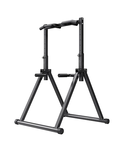 Sevorley Freestanding Foldable Pull-Up and Dip Station, 9-Level Height, 330 lb Capacity