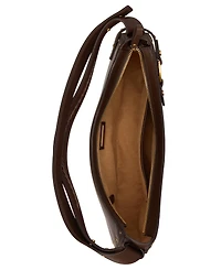 Lauren Ralph Lauren Studded Leather Tasha Medium Shoulder Handbag