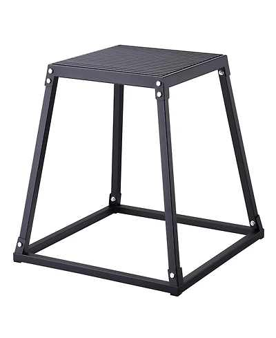 Sevorley Steel Plyo Box Set, 12/18/24 in Plyometric Jump Boxes for Home Gym Training