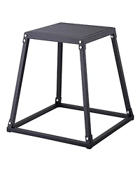 Sevorley Steel Plyo Box Set, 12/18/24 in Plyometric Jump Boxes for Home Gym Training