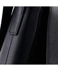 Pre-Owned Prada Large Buckle Messenger Bag Saffiano Leather