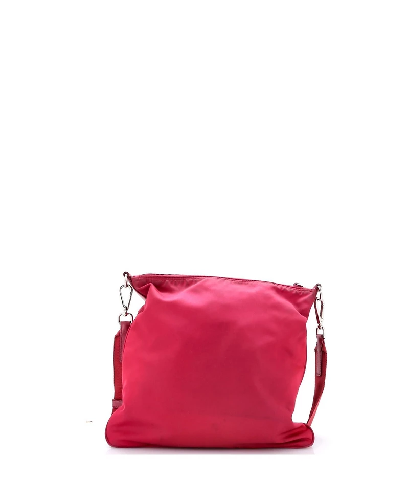 Pre-Owned Prada Medium Front Pocket Messenger Bag Tessuto