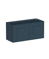 Boyel Living W30" Dove Short Wall Cabinet with Full Overlay Hdf Door for Custom Kitchen or Bathroom