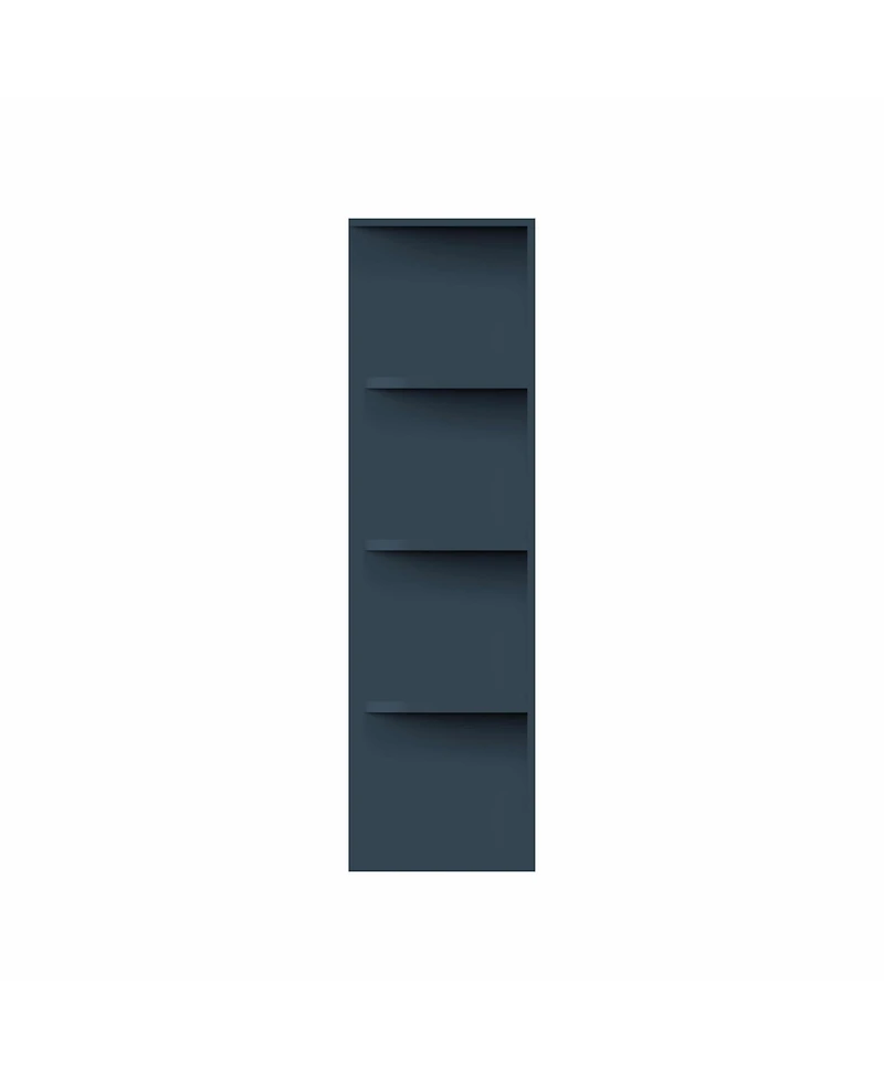 Boyel Living Wall Shelves, Ready to Assemble Kitchen Open Shelves Solid Wood Frame 3 Adjustable Storage