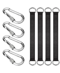 Piscifun 4 Tree Swing Straps Hanging Kit With Carabiners Heavy Duty For Hammocks And Swings