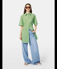 Scotch & Soda Women's Structured Stripe Mini Shirt Dress