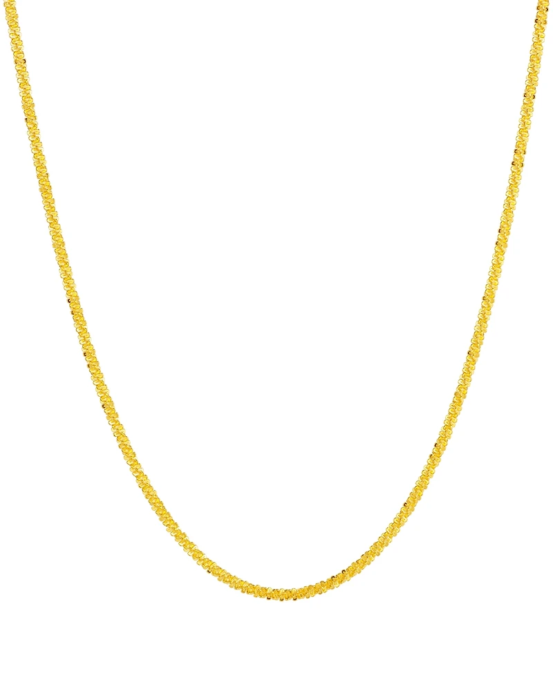 Giani Bernini Intricate Design Sparkle Criss-Cross Necklace and Bracelet Set
