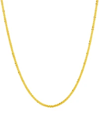 Giani Bernini Intricate Design Sparkle Criss-Cross Necklace and Bracelet Set
