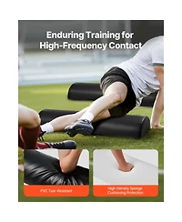 Sevorley Football Tackling Dummy Set, 42.5 in Step Over Pads with Handles, 2-Pack