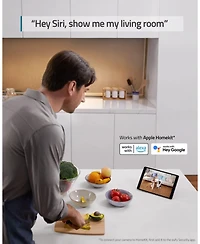 eufy Indoor Cam E220, 2K Wi-Fi Plug-in Home Security Cam, Pan/Tilt, Motion Tracking, Night Vision, Pet Cam, HomeBase3