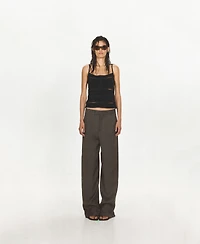 Mango Women's Cutouts Tank Top