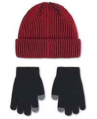 Jordan Boys' and Girls' 2-Tone Beanie Gloves Set