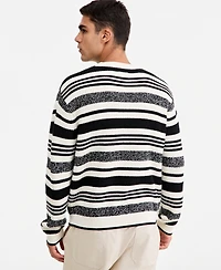 Mode of One Women's Graphic Boxy-Fit Crewneck Sweater, Macy's Exclusive