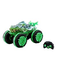 Hot Wheels 1:15 Scale Monster Trucks Mutant Chaos All-Terrain Great Bite Rc Remote-Control Toy