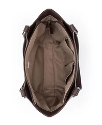 The Sak Bolinas Leather Extra Large Satchel Handbag
