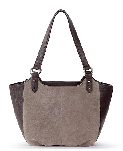 The Sak Bolinas Leather Extra Large Satchel Handbag