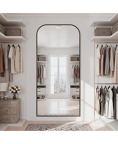 Antok Full Length Mirror, 76"x34" Oversized Floor Mirror for Bedroom, Hanging Mounted for Living Room Cloakroom