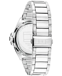 Tommy Hilfiger Men's Quartz Silver-Tone Stainless Steel Bracelet Watch 42mm